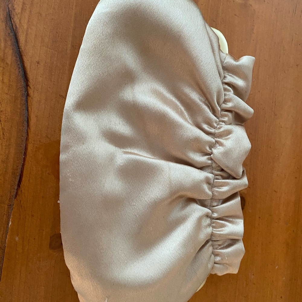 Satin clutch